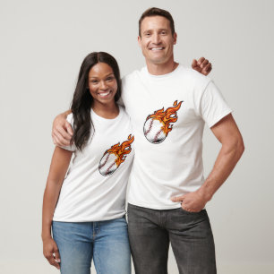 T-shirt de baseball masculin