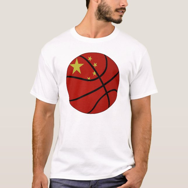 T-shirt de basket-ball de la Chine (Devant)