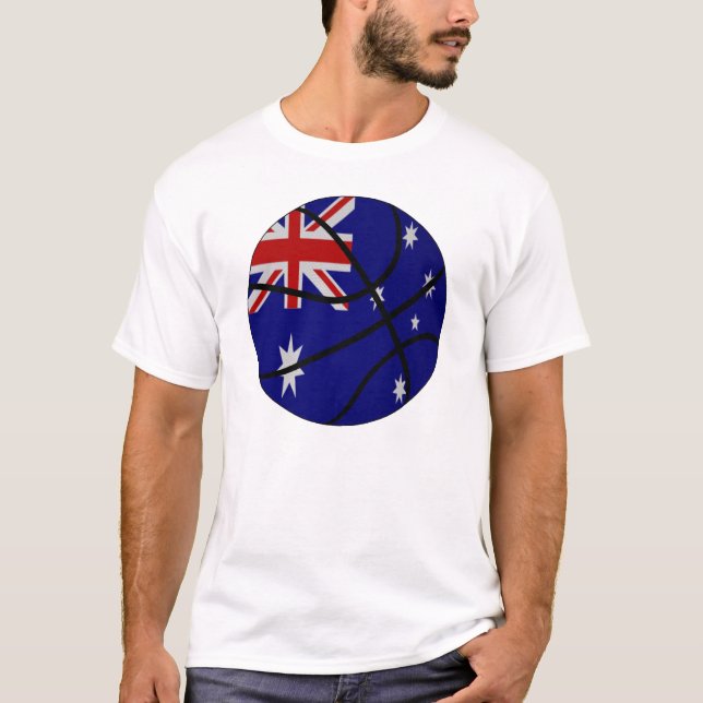 T-shirt de basket-ball de l'Australie (Devant)