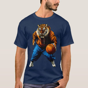 T-shirt de basket-ball en tigre