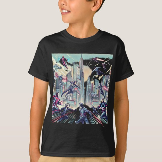 T-shirt de bataille Epic Superhero (Devant)