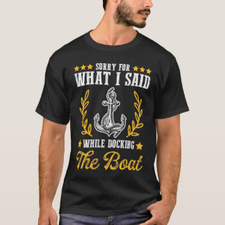 T-Shirt De Bateau Amusant Pour Les Hommes
