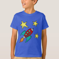 T-shirt de bateau de rétrofusée