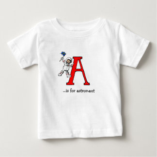 T-shirt de bébé d'alphabet : A est pour