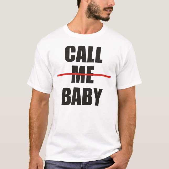 T-shirt de bébé d'EXO "appelez-moi" (Devant)