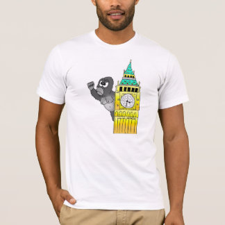 T-shirt de Big Ben Westminster de gorille de