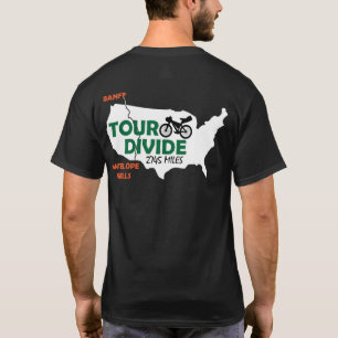 T-shirt de Bikepacking de clivage de visite