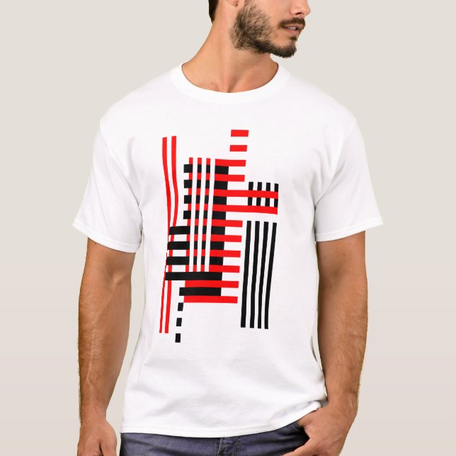 T-shirt de blanc de collection de Bauhaus (Devant)