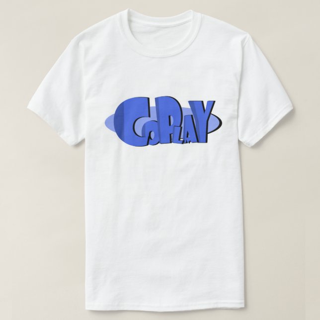 T-shirt de blanc de CoPlay (Design devant)
