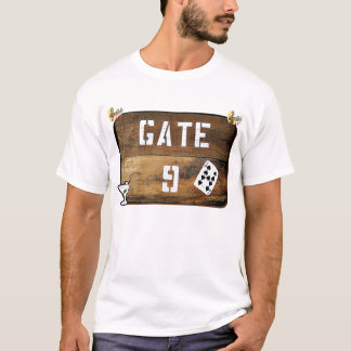 T-shirt de blanc de Gate9gear