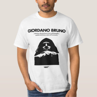 T-shirt de blanc de Giordano Bruno