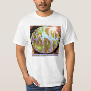 T-shirt de blanc d'étiquette du LOGO W RRs de