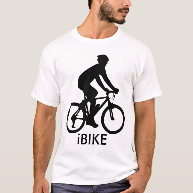 T-shirt de blanc d'iBIKE (Devant)
