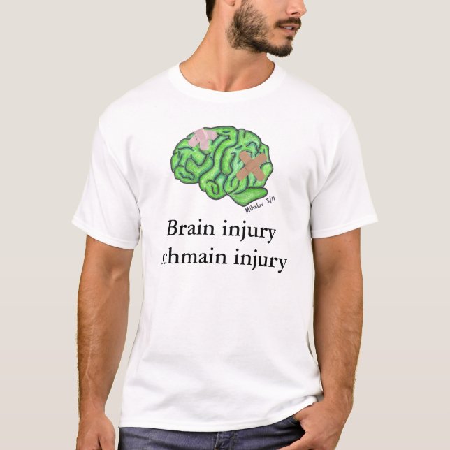 T-shirt "de blessure de schmain de lésion (Devant)
