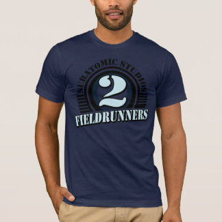 T-shirt de bleu marine de Fieldrunners 2