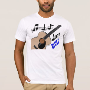 T-shirt de bleus de delta