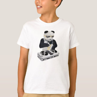 T-shirt de Bling Bling de panda du DJ