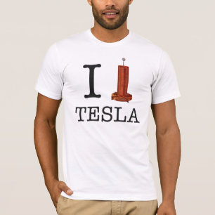 T-shirt de bobine d'I (coeur) Tesla