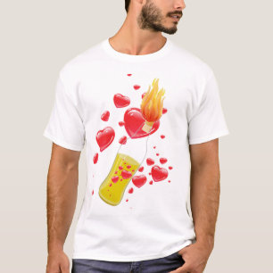 T-shirt de bombe d'amour de Molotov