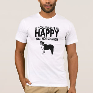 T-shirt de border collie