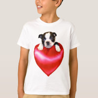 T-shirt de Boston Terrier d'amour