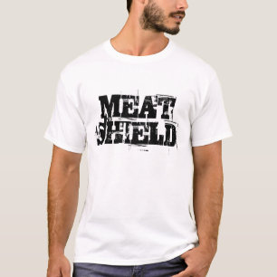 T-shirt "de bouclier de viande"