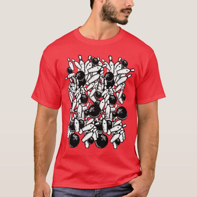 T-shirt de bowling (Devant)