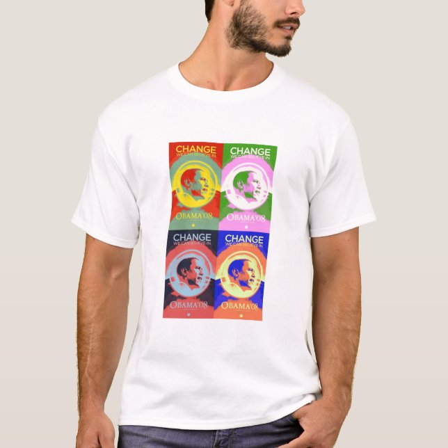 T-shirt de Bruit-Art de Barack 08 (Devant)