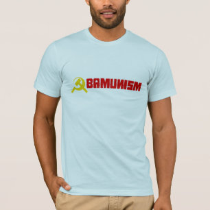 T-shirt de Bumpersticker - d'Obamunism