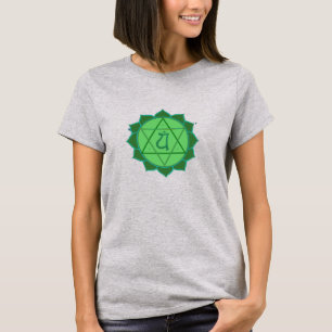 T-shirt de burn-out de dames d'Anahata Chakra