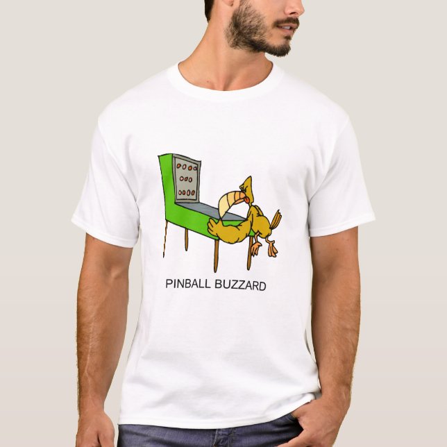 T-shirt de Buzzard de flipper (Devant)