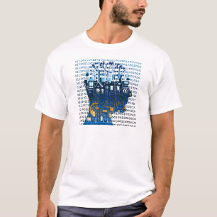 T-shirt De câble - blanc