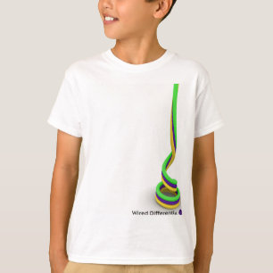 T-shirt De câble différemment