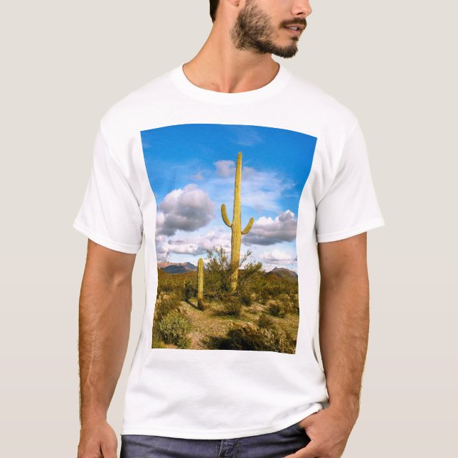 T-shirt de cactus de Saguaro (Devant)