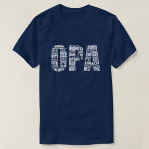 T-shirt de cadeau de fête des pères de grand-pap