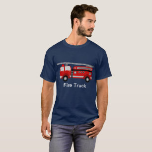 T-shirt de camion de pompiers