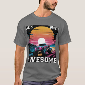 T-Shirt de camion Monster vintage - Desig de l'uni