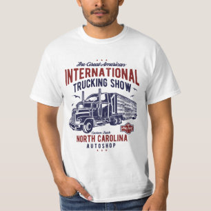 T-shirt de camionnage international d'exposition