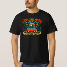 T-Shirt de Camping Aventure Rétro