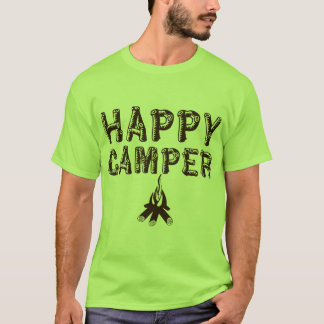 T-shirt de camping - profondément satisfait