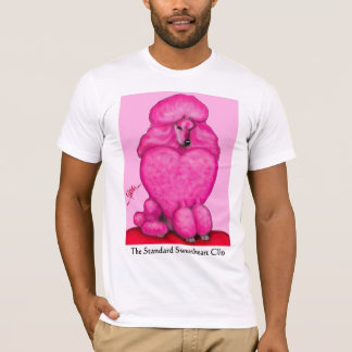 T-shirt de caniche d'amoureux