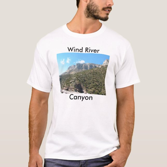 T-shirt de canyon de Wind River (Devant)