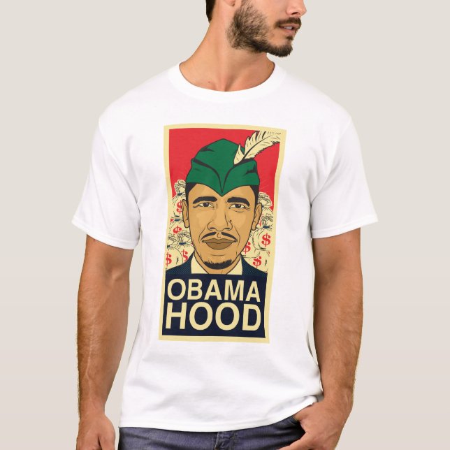 T-shirt de capot d'Obama (Devant)