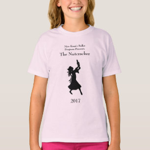 T-shirt de casse-noix de filles de programme de