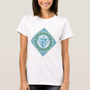 T-shirt de Chakra de gorge