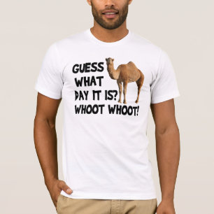 T-shirt de chameau de journée en milieu de semain