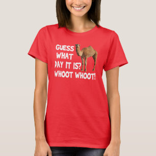 T-shirt de chameau de journée en milieu de semain