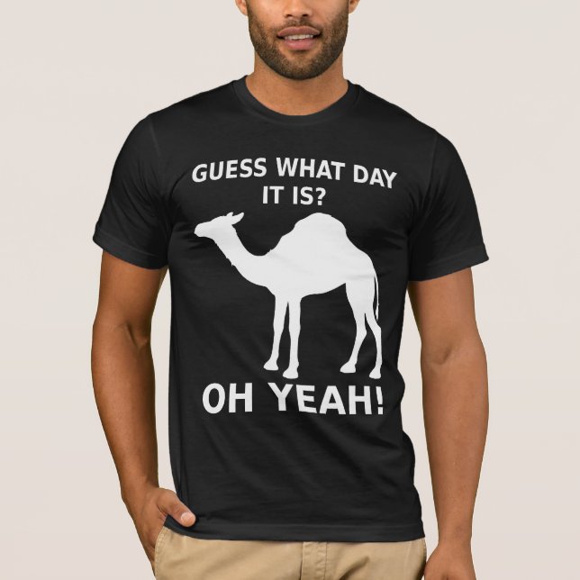 T-shirt de chameau de journée en milieu de semaine (Devant)