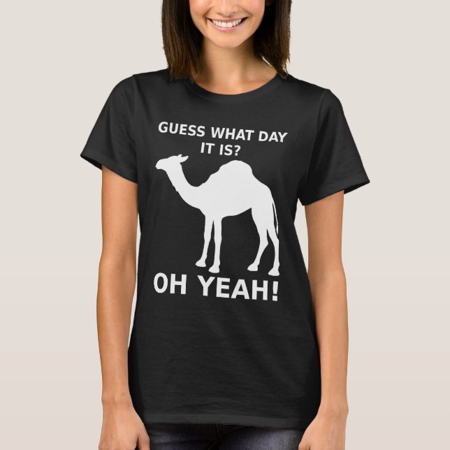 T-shirt de chameau de journée en milieu de semaine (Devant)