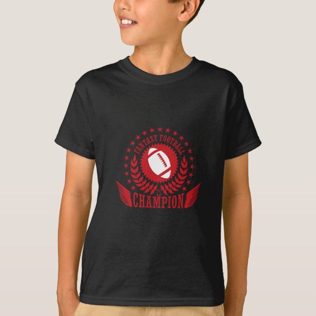 T-shirt de championnat du football d'imaginaire (Devant)